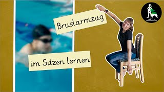 zu Hause Brustschwimmen lernen 38 Armzug Übung 1  VHBA01 [upl. by Syned]