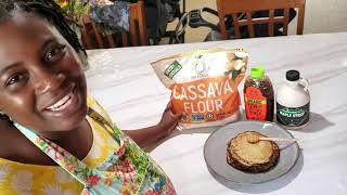 How to Make Cassava Flour 🇬🇭 Pancakes  Ghana Crepes Stellazone [upl. by Meill]