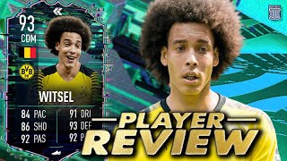 93 FLASHBACK WITSEL PLAYER REVIEW FLASHBACK WITSEL SBC  FIFA 22 ULTIMATE TEAM [upl. by Lesiram992]