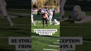 The receiver stole the ball out of the defenders hands and scored a touchdown 😤 shorts [upl. by Nauqal157]