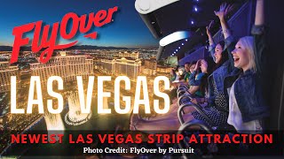 LAS VEGAS STRIP NEWEST ATTRACTION  FLYOVER LAS VEGAS [upl. by Mehetabel]