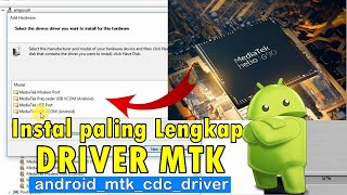 Cara download dan instal usb driver MEDIATEK win 7810 dan 11 1000 sempurna [upl. by Elinore168]