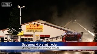 05052014 DON Discounter wird ein Raub der Flammen [upl. by Roter]