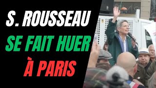 SANDRINE ROUSSEAU SE FAIT HUER PENDANT UNE MANIFESTATION EN SOUTIEN AUX IRANIENNES À PARIS [upl. by Ramal]