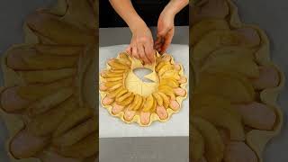 Dessert in 5 minutes Just puff pastry and apples [upl. by Bridge]