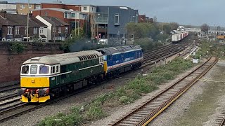 Mega Freight Train Variety  St Denys Eastleigh amp Winchester  Including 33012 amp 50026  542024 [upl. by Elsi466]