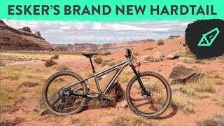 Eskers Brand New Hardtail The Esker Hayduke LVS Ti Review  A Long Wheelbase Bikepacking Machine [upl. by Dirk447]