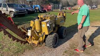 Vermeer Trencher Plow [upl. by Lleon]