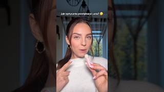 Naturalne powiększanie ust 😱 makijaż makeuptutorial jakpowiększyćusta [upl. by Neom]