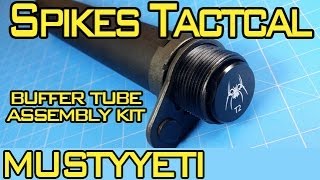 Spikes Tactical Pistol Buffer Assembly Kit  AR Pistol Build pt3  Musty Yeti [upl. by Ruamaj]