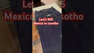 Сравнение Levi’s 505 производство и технологии в разных странах denim levis джинсы деним denim [upl. by Llednohs]