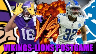 VIKINGSLIONS POSTGAME SHOW 10 TAKEAWAYS [upl. by Schreib431]