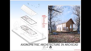 AXONOMETRIC ARCHITECTURE IN ARCHICAD [upl. by Etezzil]