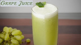 Green Grape Juice  Healthy Juice How To Make Grape Juice  Quick Grape Recipe  Grape juice benefit [upl. by Otrebogir]