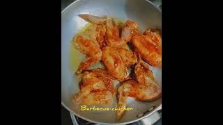 barbeque chicken wings  barbequechicken toasted shorts [upl. by Arebma]