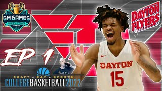 DDSCB22 🏀  Episode 1 📺 The Dayton Flyers Journeyman Save  Cards Lets Play Stream [upl. by Nabila225]