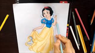 Pamuk Prenses çizimi  Drawing Snow White [upl. by Melba]