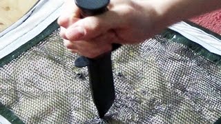 Knives VS Kevlar  Stab test [upl. by Yesmar]