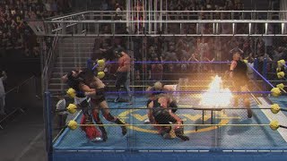 WWE 2K24  nWo Wolfpac vs nWo Hollywood  WarGames [upl. by Mencher]