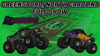 Greensboro NC FULL SHOW  AJ Monster Trucks Offseason [upl. by Lurline904]