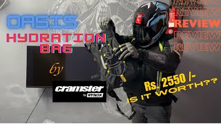 Cramster Hydration Bag  Complete Review  Rs 2550  is it worth 🤔🤔 [upl. by Idnil]