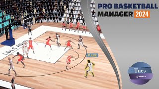 Pro Basketball Manager 2024  Découverte  Gameplay FR No commentary [upl. by Naitsabes]