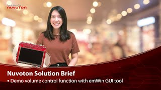 Nuvoton  How to add volume control function with emWin GUI tool [upl. by Oswald]