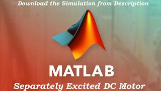 Separately Excited DC motor MATLAB Simulation  MATLAB HELP Tech Support [upl. by Akcinehs926]