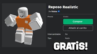 CONSIGUE PAQUETE DE REPOSO ANIMADO GRATIS en ROBLOX [upl. by Bonneau]