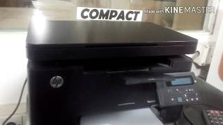 Replacing printer cartridge hp laserjet pro MFP M125nw AMAZING ETC [upl. by Arsuy29]