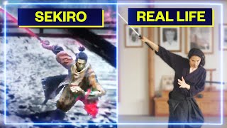 Japanese Sword Experts RECREATE moves from Sekiro Shadows Die Twice  Experts Try [upl. by Utley645]