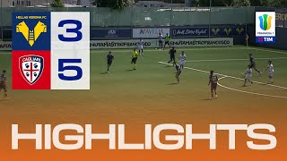 PRIMAVERA 1 TIM  Highlights  Hellas VeronaCagliari 35 [upl. by Yuht895]