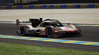 FIA WEC  12 Team Hertz  24h of Le Mans  AMS2 fiawec imsa porsche hertz [upl. by Elinet]