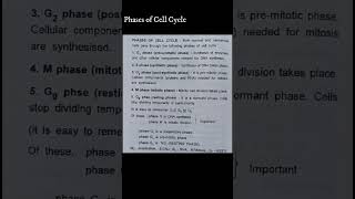 Phases of Cell cycle shorts humanbody pharmacology biology [upl. by Lull]