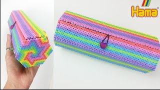 TUTORIAL ASTUCCIO RAINBOW con HAMA BEADS  Back To School collab Perlinedastirareit [upl. by Cannon662]