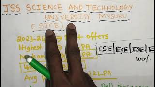 JSS Science and technological University mysore SJCE placementscutoff rank analysis [upl. by Aronas]