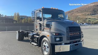 AUTOMOTIVE NEWS VIDEO  11092023 Mack mediumduty EV box truck [upl. by Eceerahs]