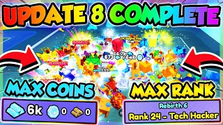 UPDATE 8 COMPLETE in 8 MINUTES Pet Simulator 99 Roblox [upl. by Assenay598]