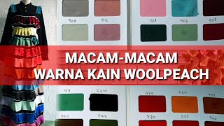 MACAMMACAM WARNA KAIN WOOLPIECH WOLFIS [upl. by Greenwood]