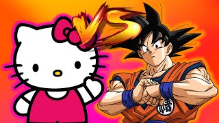 Hello Kitty vs Goku  Sprite Animation [upl. by Haya752]