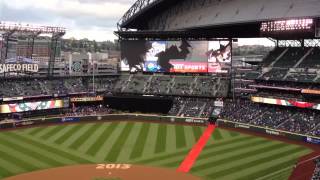 Safeco Field Unveiling New Scoreboard [upl. by Winna]