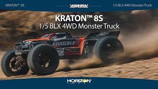 ARRMA® KRATON™ 15 8S BLX 4WD Speed Monster Truck RTR [upl. by Phillip]