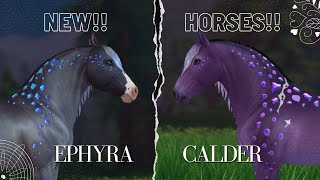 NEW HORSES Ephyra amp Calder Showcase Star Stable [upl. by Rothwell]