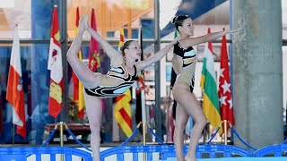 Final Dúo  Junior Sincro Retiro Blanca Gómez  Sandra Salcedo Valladolid Verano 2016 [upl. by Arick706]