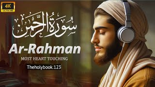 Surah Ar Rahman sweet voice🎧🫀  Surah rahman peaceful recitation [upl. by Inahet]