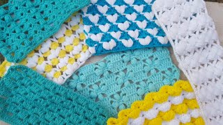 15 modelos de puntadas a crochet muy lindas y fáciles de tejer [upl. by Anthia]