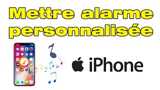 Comment mettre une alarme personnalisée sur iPhone [upl. by Leona405]