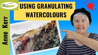 Using Granulating Watercolours Hints Tips and Techniques By Professional Artist Anne Kerr [upl. by Ahasuerus]