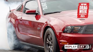 Day 2  HOT ROD Drag Week 2024 Livestream REPLAY [upl. by Yerahcaz]