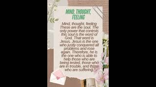 Mind thought feeling [upl. by Nanny]